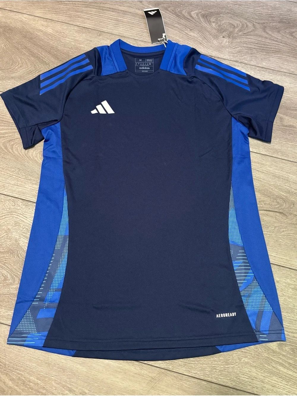 Adidas Navy & Royal Blue Aeroready Performance Tee
